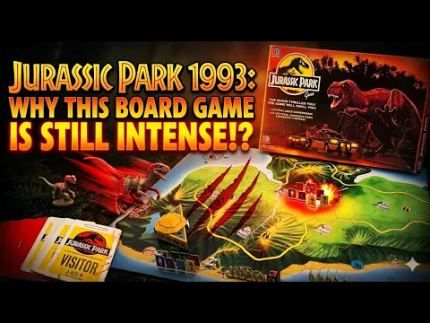 Jurassic Park The 1993 Board Game - Lets Review!