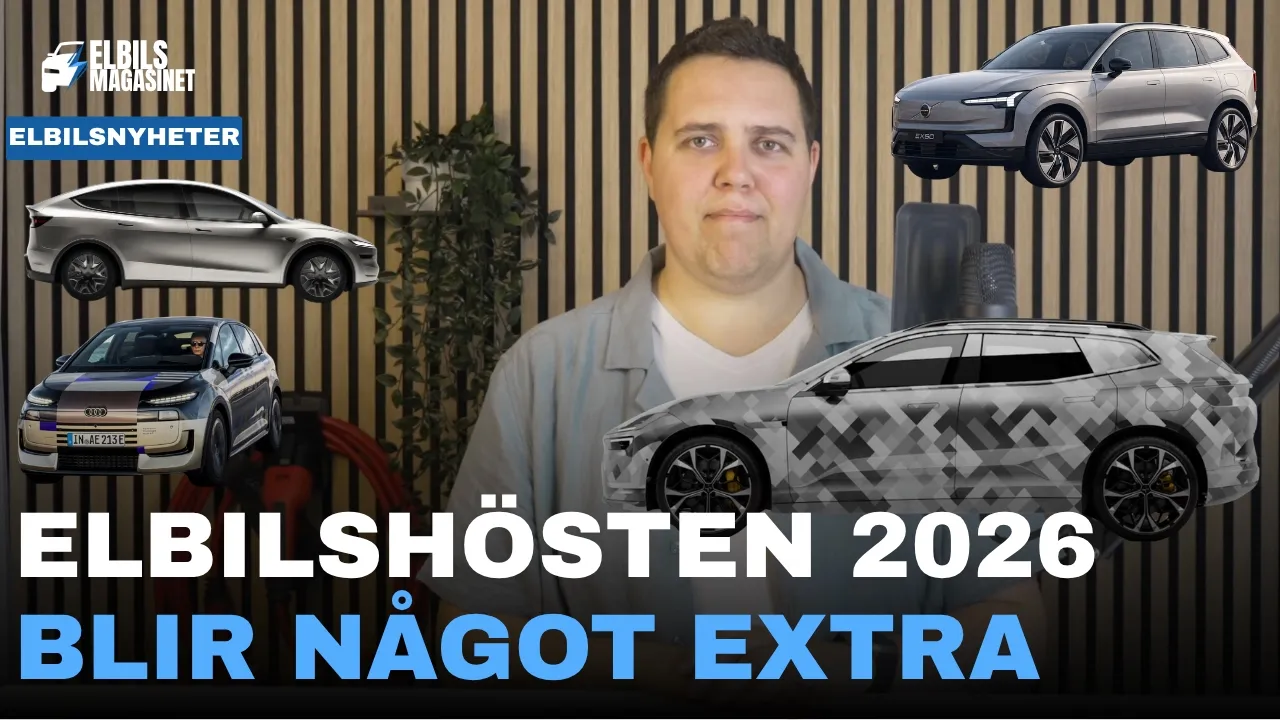 Elbilshösten 2026 | Audi A2 är tillbaka & första bilderna på i3 Touring