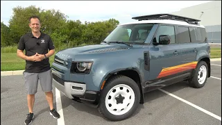 The 2025 Land Rover Defender Heritage Edition 110 is a special SUV to BUY