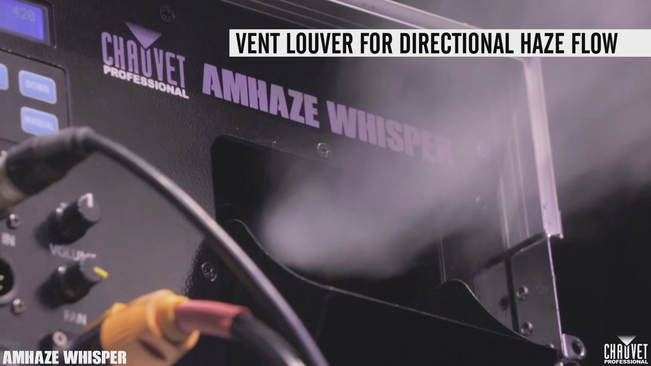 Product video thumbnail for Chauvet AMHAZE Whisper Silent Production Haze Machine