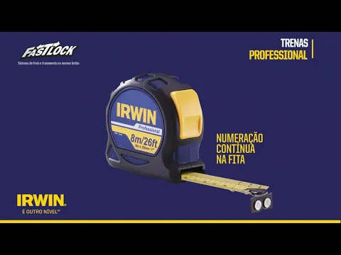 Trena Profissional Irwin 8m/25Ftx1" Irwin