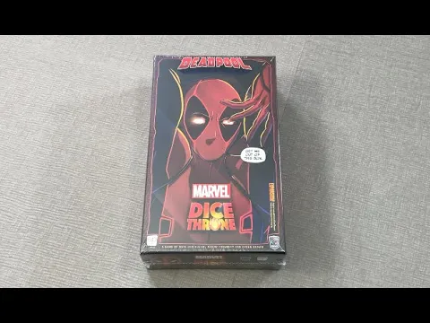 TDG: Marvel Dice Throne: Deadpool unboxing with Ray