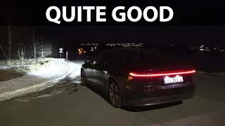 Nio ET7 headlights test