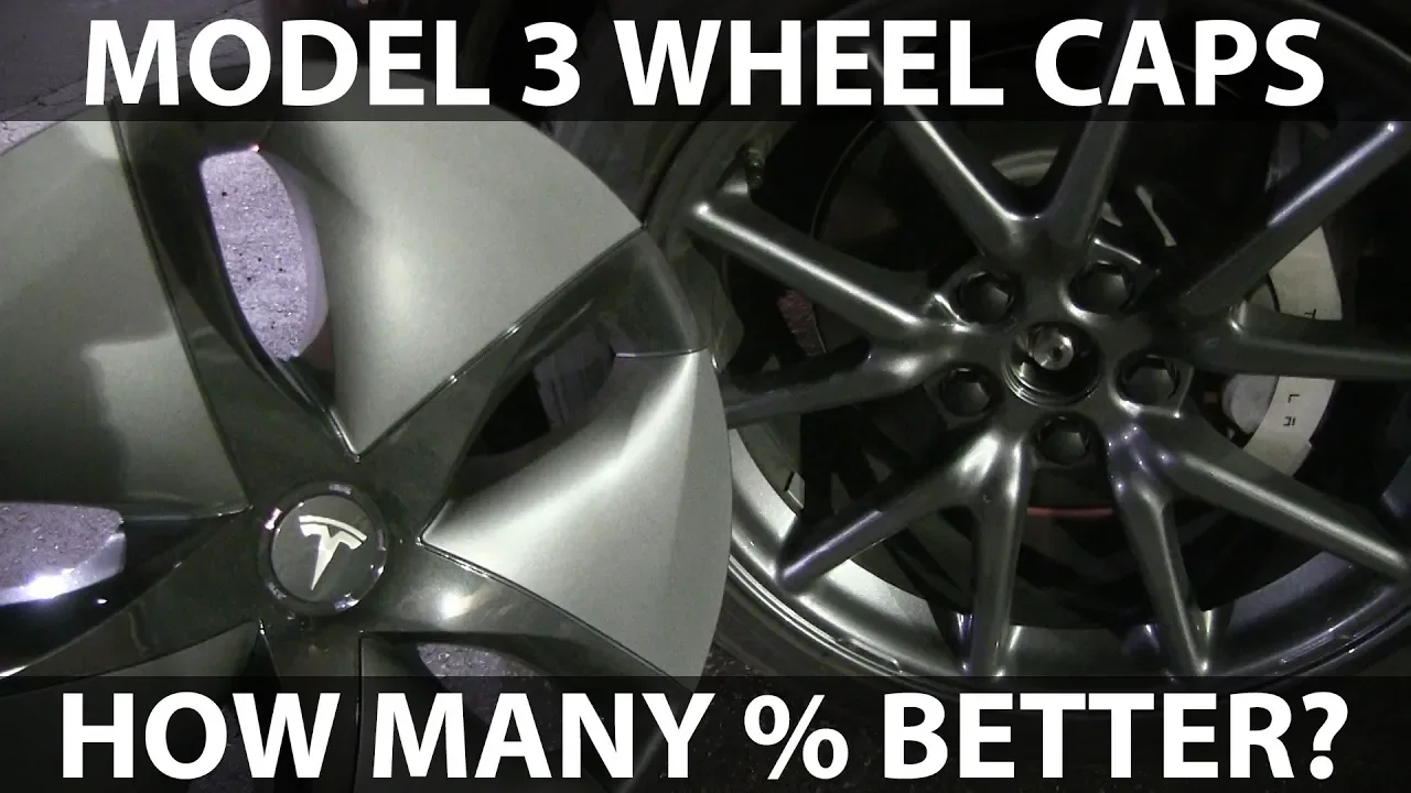 Model 3 efficiency with wheel caps off
