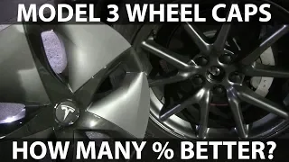 Model 3 efficiency with wheel caps off