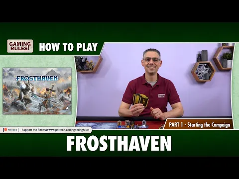 How to Play Frosthaven - Official tutorial - Getting started & Scenario phase