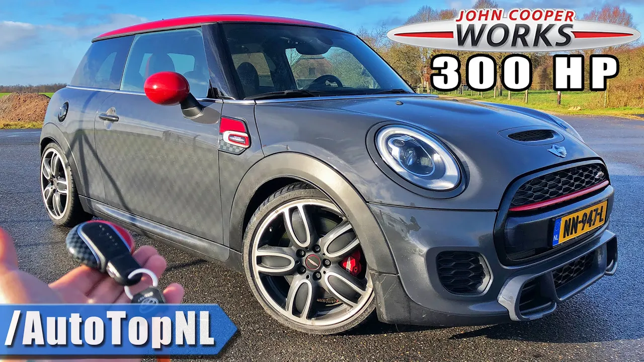 300HP MINI JCW F56 REVIEW on AUTOBAHN (NO SPEED LIMIT) by AutoTopNL