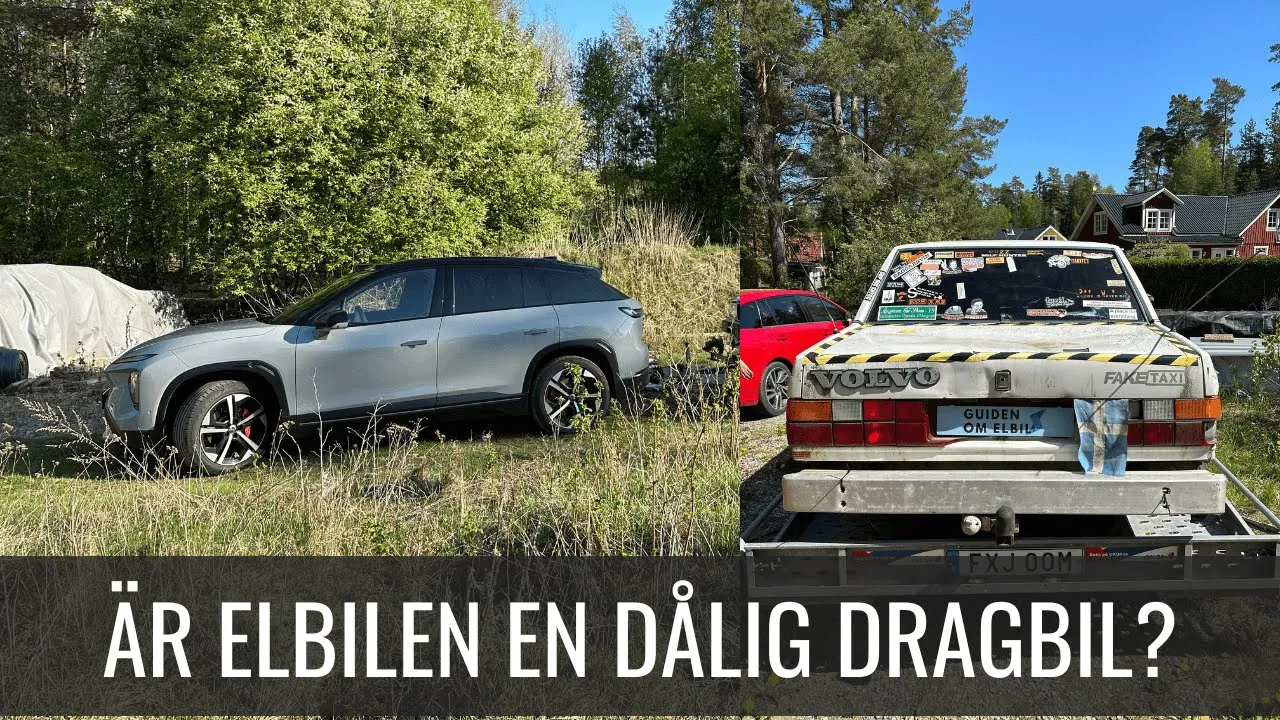 Nio EL7 drar 2 ton bakom sig | Elbilsmagasinet