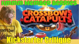 Crossbows & Catapults - Kickstarter Critique Review