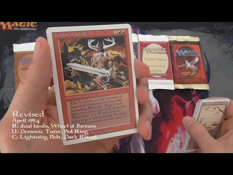 MtG TimeWalk Episode 1 - Revised to 4th Edition