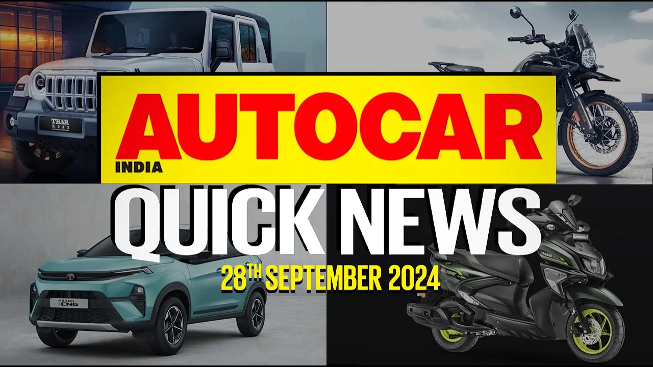 Thar Roxx 4x4 price, Nexon iCNG, RE Himalayan with tubeless tires and more | News | Autocar India
