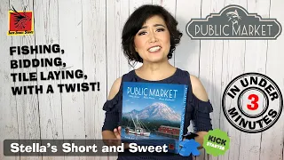 Public Market Board Game - A Kickstarter Preview - Stella's Short and Sweet