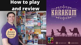 Karakum how to setup play and review board game CastleCon AmassGames 4K #games #boardgame #gametok
