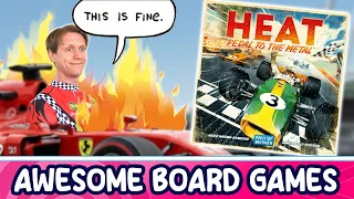 Is HEAT Pedal To The Metal an AWESOME BOARD GAME?