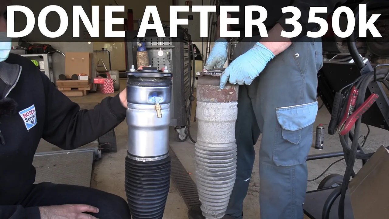 2013 Model S P85 air suspension replacement at Bilexperten & Tesla Toolbox