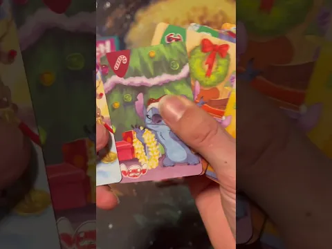 Disney Stitch: Merry Mischief Card Game unboxing