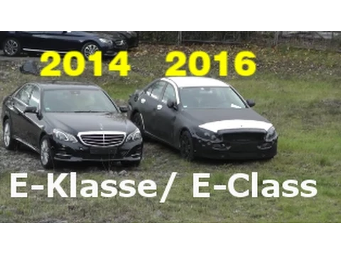 2014 W212 and 2017 W213 Mercedes E-Class Sedans Spied Together