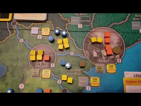 Sovereign of Discord Solo Play – 1962 Coup Round