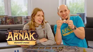 Mín & Elwen talk about designing the Twisted Paths Expansion - Lost Ruins of Arnak