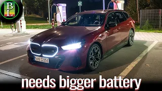 BMW i5 M60 Touring 130 km/h (81mph) Range Test – How Far Can This 600 HP EV Go on the Autobahn?