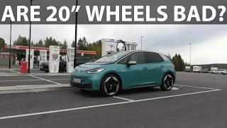 VW ID3 1st Max range test