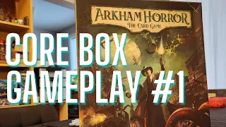Arkham Horror Solo Playthrough | Core Box, Scenario 1 | Night of the Zealot / Roland + Wendy