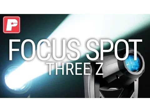 Product video thumbnail for ADJ American DJ Focus Spot Three Z 4-Pack with Road Case