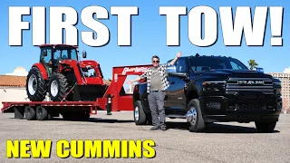 I Tow 19,000 Pounds with the New 2025 Ram 3500 HD Cummins Dually Up the Infamous Davis Dam Grade!