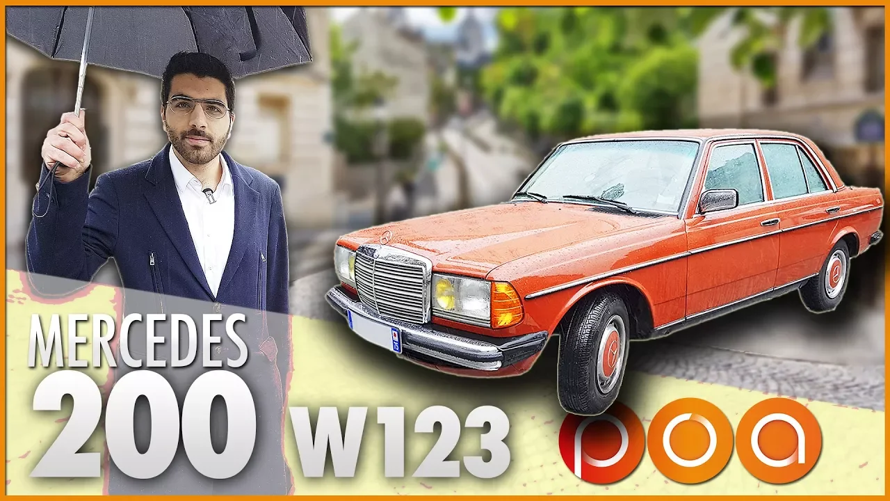 MERCEDES 200 W123 : 35 ans comme neuve