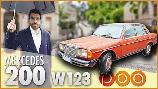MERCEDES 200 W123 : 35 ans comme neuve