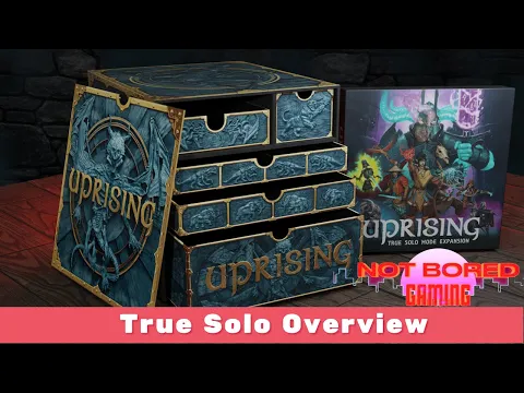 Uprising: Curse of the Last Emperor - True Solo Overview - Not Bored Gaming