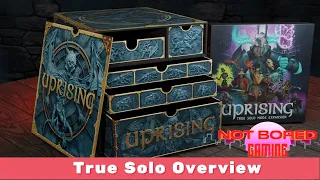 Uprising: Curse of the Last Emperor - True Solo Overview - Not Bored Gaming