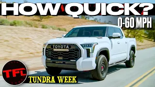 Holy Heck! I Didn't Expect The 2022 Toyota Tundra To Put Up THESE Numbers! Ep. 4