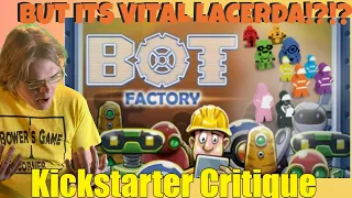 Bot Factory by João Quintela Martins & Vital Lacerda - Kickstarter Critique Review