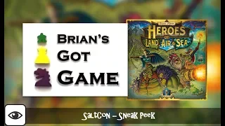 Sneak Peek - Heroes of Land, Air & Sea