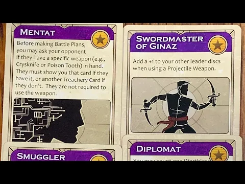 Leader Skills from the CHOAM and Richese expansion for Dune.