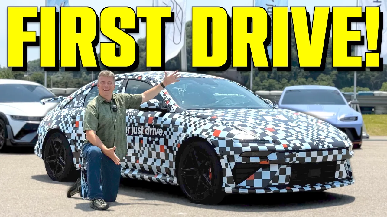 I Drive the New Hyundai Ioniq 6 N Before You're Supposed To See It!