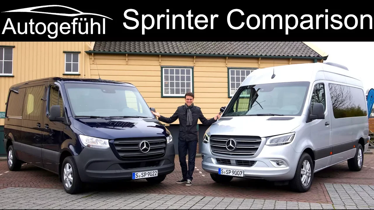 Mercedes Sprinter FULL REVIEW all-new 2019 Tourer vs Cargo Van comparison - Autogefühl