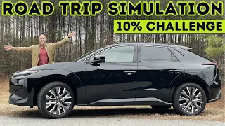 New Subaru Solterra EV Is Now An Acceptable Road Tripper! Huge Improvement In 10% Challenge