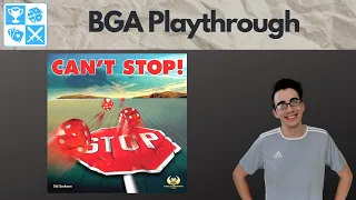 The craziest luck ever? Can't Stop [BGA Playthrough]