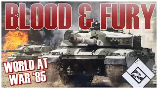 Blood & Fury Wargame First Look | Lock 'n Load Publishing | Board Game | World at War 85 | WW3