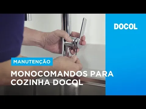 Torneira Monocomando para Pia de Cozinha Bica Alta Cromada Lóggica Docol
