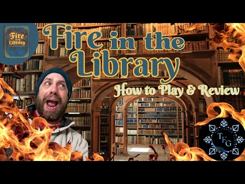 FIre in the Library 2nd Edition | Board game How to Play | Review