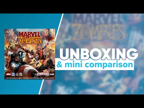 Marvel Zombies Unboxing and Reboxing | Miniature Comparison @CMONGames @spinmastergames