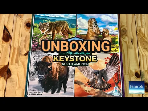Keystone: North America Board Game | Unboxing (No Talking)