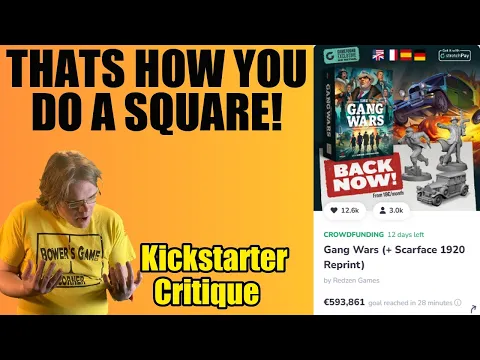 Gang Wars + Scarface 1920 Reprint - (A) Redzen Crushed It - Kickstarter Critique Review