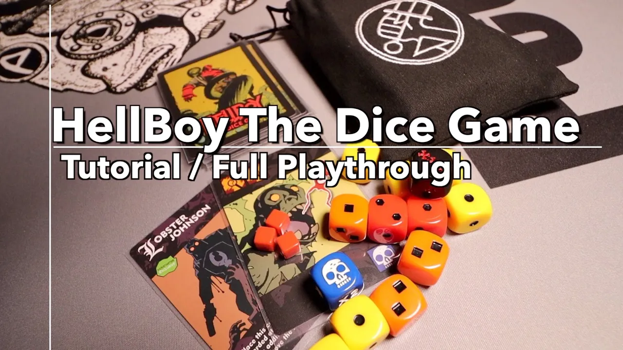 Hellboy The Dice Game - Tutorial / Play Through
