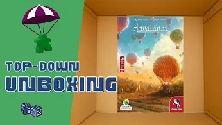 Havalandi Board Game Unboxing & Building a Cardboard Hot Air Balloon