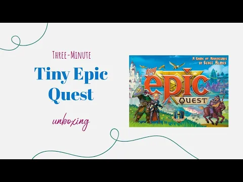 Tiny Epic Quest - 3-Minute Unboxing