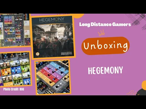Hegemony: Lead Your Class to Victory: Unboxing